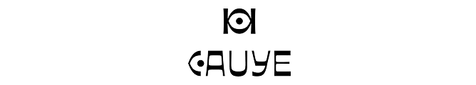 Logotipo de Cauye, marca desarrollada por The Sign Studio