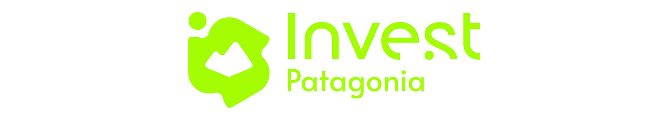 Logotipo de Invest Patagonia, identidad visual desarrollada por The Sign Studio.